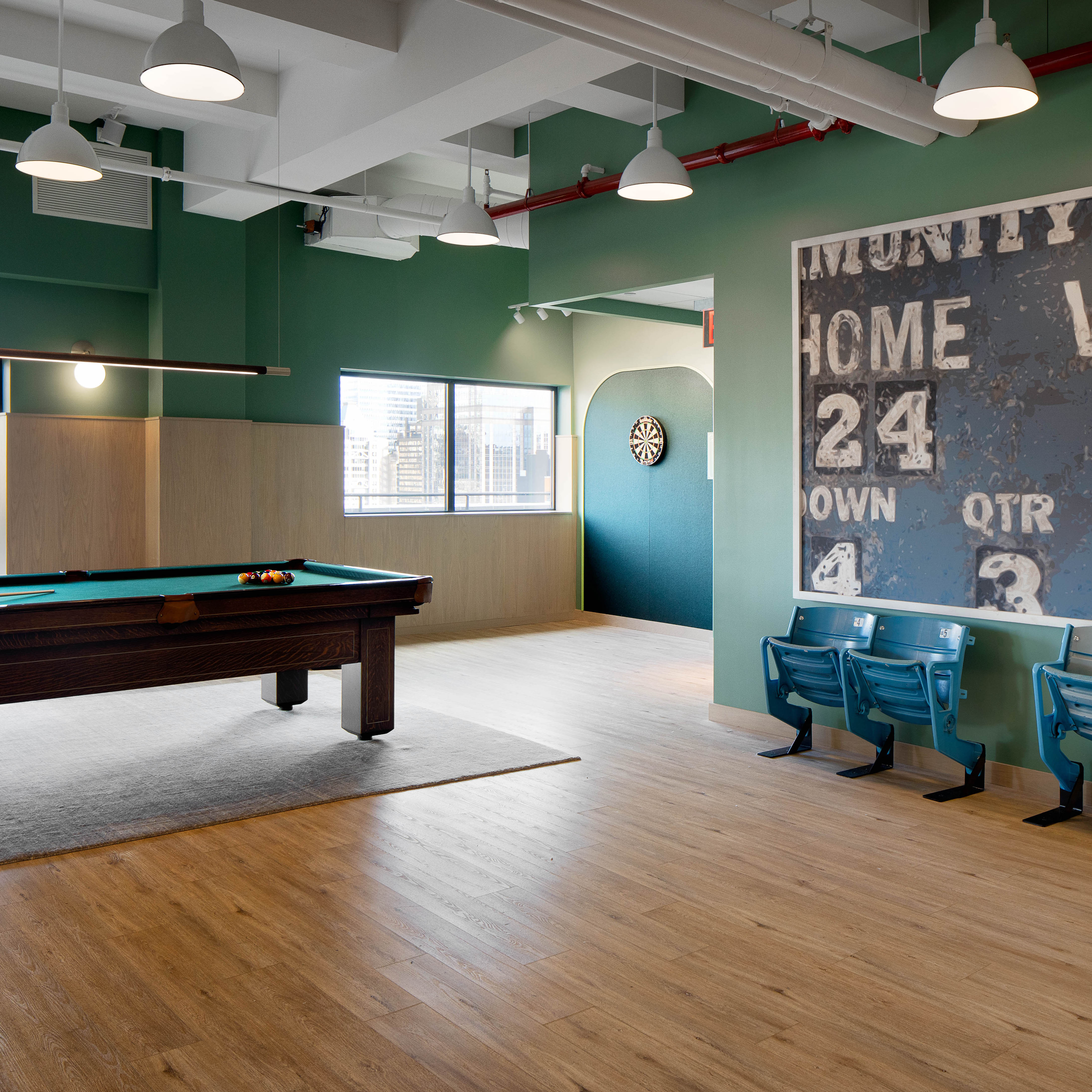 Wilcox Deep Bowl LED Stem Mount Pendant | Photo Courtesy of Brian Berkowitz 